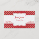 Search for polka dot business cards White
