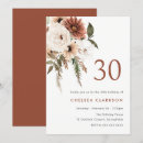 Search for boho 30th birthday invitations Party