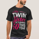 Search for funny twin tshirts Dad