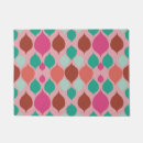 Search for mid century modern doormats Turquoise
