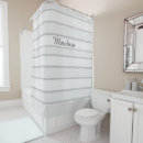 Search for gray and white stripe shower curtains Geometric
