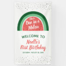 Search for one in a melon banners Green