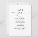 Search for calligraphy table cards Simple plan