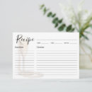 Search for bridal shower request recipe cards Watercolor