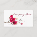 Search for magnolia flower business cards Stylish