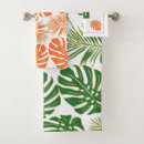 Search for tropical bath towels Leaves