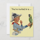 Search for parrot invitations Retro