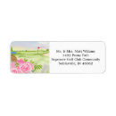 Search for golf return address labels Watercolor