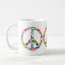 Search for peace sign mugs Globe