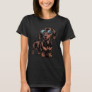 Search for dachshund dog womens tshirts Funny