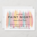Search for paint and sip invitations Colorful