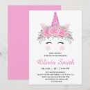 Search for unicorn baby girl shower invitations Pink