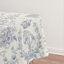 Search for french blue tablecloths Toile de jouy