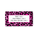 Search for leopard print return address labels Girly