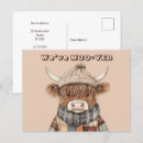 Search for cow moving announcement cards Farm animal