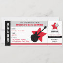 Search for rockstar baby shower invitations Guitar