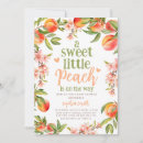 Search for a little peach is on the way invitations Summer