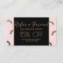 Search for eyelash extension referral cards Lashes