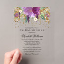 Search for glitter bridal shower invitations Modern