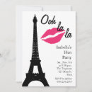 Search for paris bachelorette party invitations French