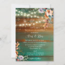 Search for teal wedding invitations Wood