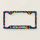 Search for autism license plate frames Awareness