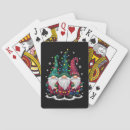 Search for gnome playing cards Santa