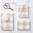 Search for beige wrapping paper Gingham