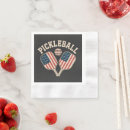 Search for pickleball napkins Retro