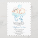 Search for angel baby shower invitations boy