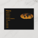 Search for globe business cards Elegant