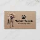 Search for poodle business cards Pet sitter