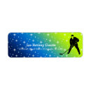 Search for hockey return address labels Winter sport