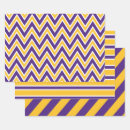 Search for purple and gold wrapping paper Team colors