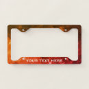 Search for red license plate frames Colorful