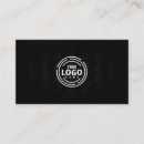 Search for circle business cards Modern black corporate business