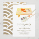 Search for sushi party invitations Modern
