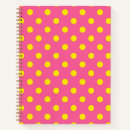 Search for polka dot notebooks Pink