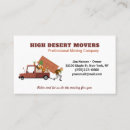 Search for movers business cards Box truck
