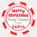 Search for christmas message stickers Red and white