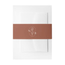 Search for wedding invitation belly bands Botanical