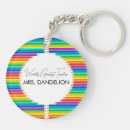Search for teachers day keychains Colorful