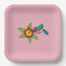 Search for hummingbird paper plates Colorful