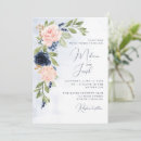 Search for rose gold and navy blue wedding invitations Flowers