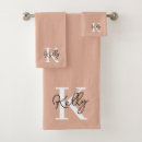 Search for pink blush bathroom accessories Initial