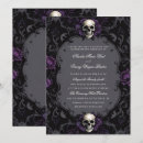 Search for purple gothic wedding invitations Black and purple