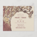 Search for carved heart tree wedding invitations Initials