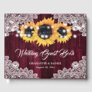 Search for burgundy wedding guest books Fall
