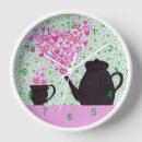 Search for tea clocks Black