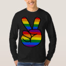 Search for peace sign tshirts Rainbow